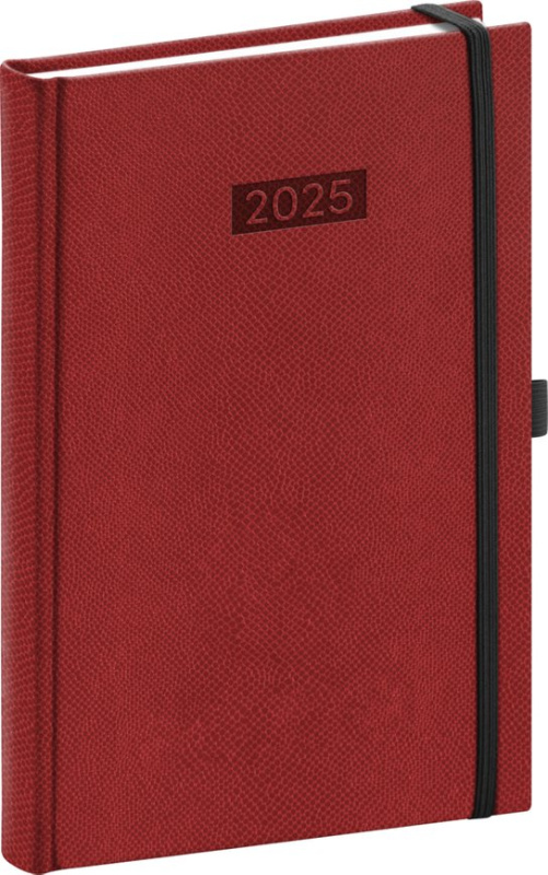 Denní diář Diario 2025 bordó -  Autor Neuveden