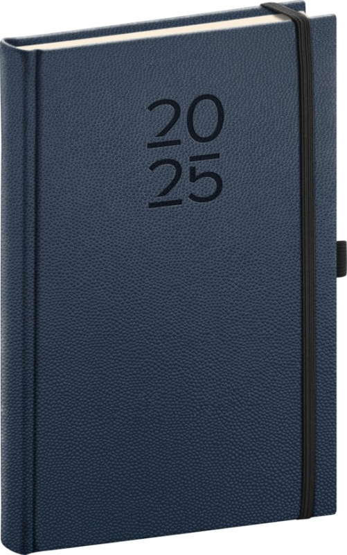 Denní diář Vellum 2025, modrý