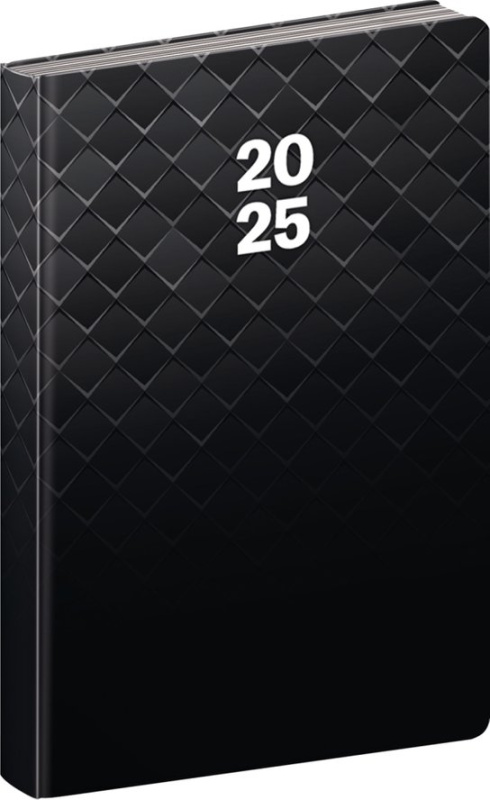 NOTIQUE Denný diár Cambio 2025 - čierny (B6)