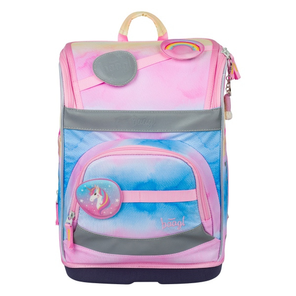 BAAGL Školní aktovka Zippy plus Rainbow Unicorn  Presco Group
