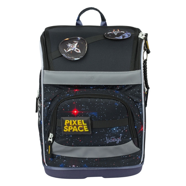 BAAGL Školní aktovka Zippy plus Pixel Space  Presco Group