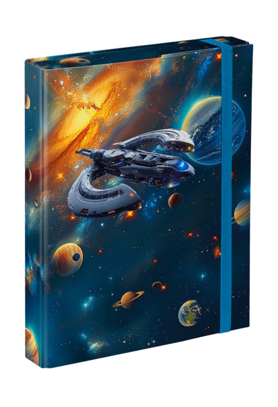 BAAGL Desky na školní sešity A5 Vesmír Presco Group