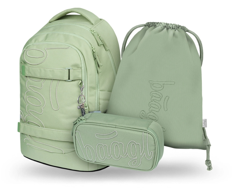 BAAGL SET 3 Skate max Mentol: batoh, penál, sáček Presco Group