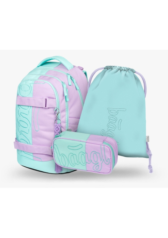 BAAGL SET 3 Skate max Sweet: batoh, penál, sáček Presco Group