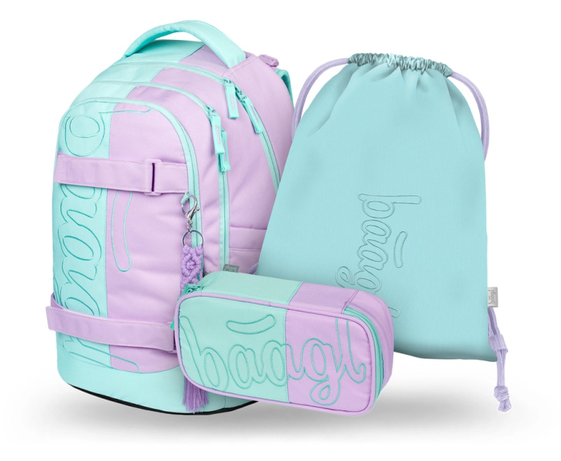 BAAGL SET 3 Skate max Sweet: batoh, penál, sáček Presco Group