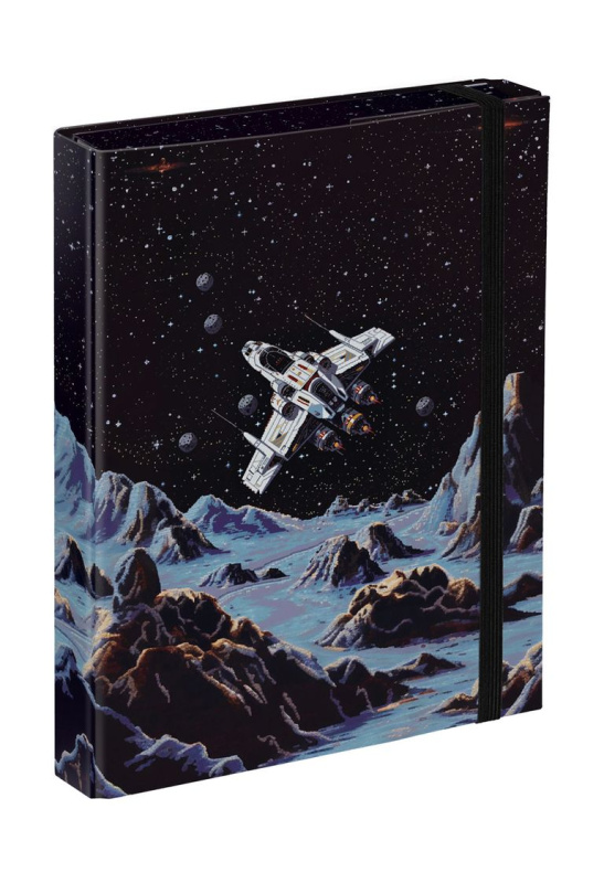 BAAGL Desky na školní sešity A5 Pixel Space Presco Group