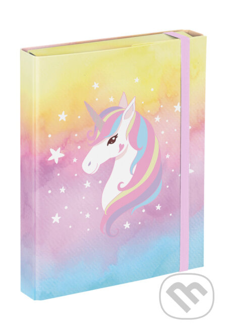 BAAGL Desky na školní sešity A5 Rainbow Unicorn Presco Group