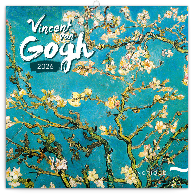 Poznámkový kalendář Vincent van Gogh 2026