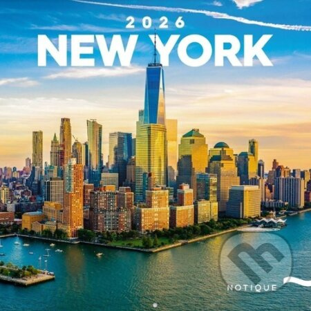 Poznámkový kalendář New York 2026
