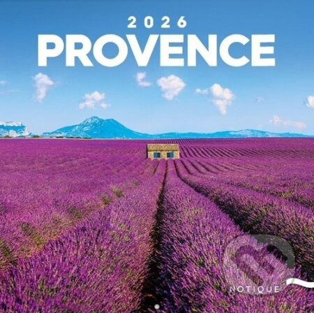 Poznámkový kalendář Provence 2026