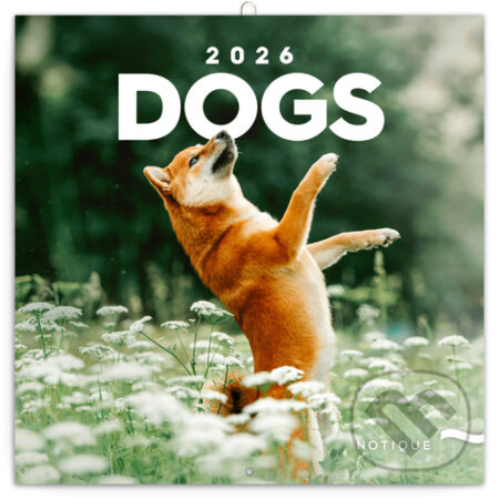 Poznámkový kalendář Psi 2026