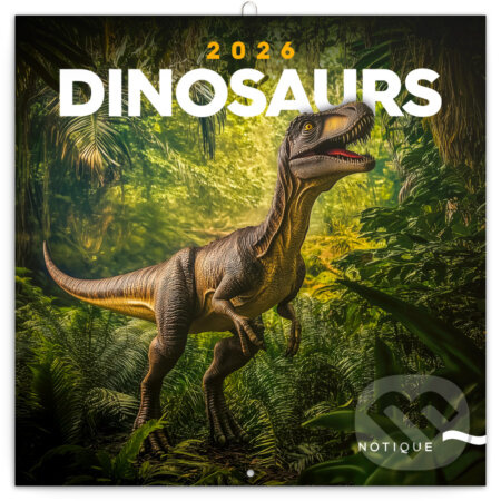 Poznámkový Kalendář Dinosauři 2026