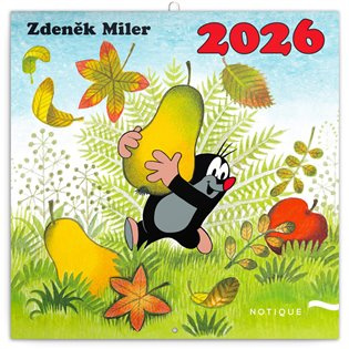 Poznámkový kalendář Krteček 2026