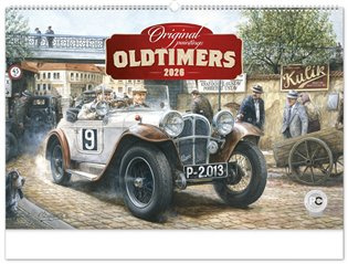 NOTIQUE Nástenný kalendár Oldtimers – Václav Zapadlík 2026
