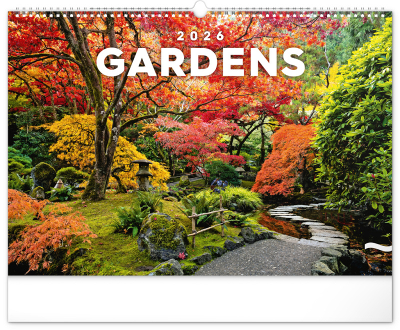 Nástěnný kalendář Zahrady 2026