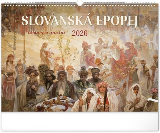 Nástěnný kalendář Slovanská epopej 2026