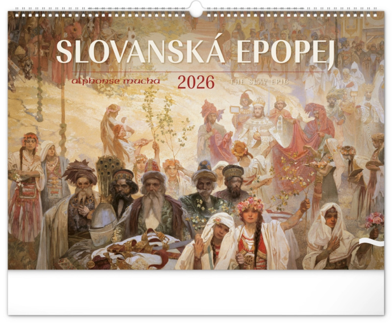 Nástěnný kalendář Slovanská epopej 2026