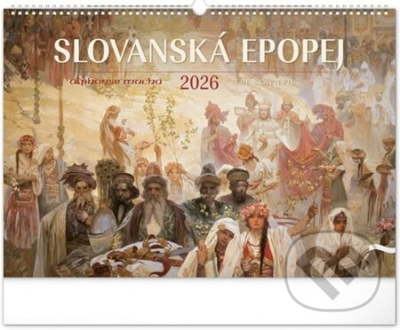 Nástěnný kalendář Slovanská epopej 2026