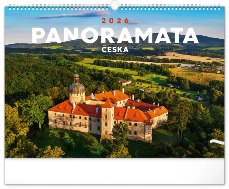 Nástěnný kalendář Panoramata Česka 2026