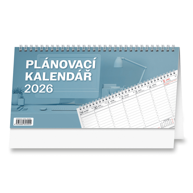 Stolní plánovací kalendář 2026