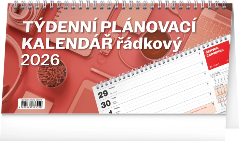 Stolní plánovací kalendář 2026