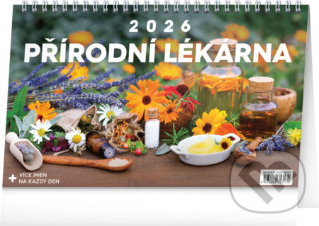 Stolní kalendář Přírodní lékárna 2026