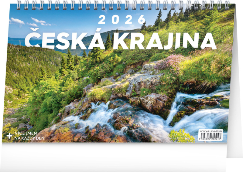 Česká krajina 2026 - stolní kalendář - kniha z kategorie Stolní kalendáře