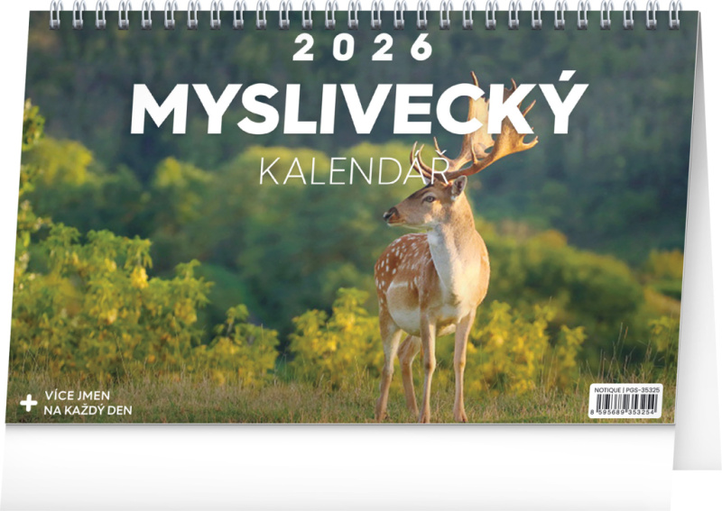 Notique stolní kalendář myslivecký 2026