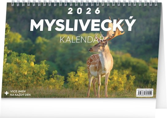 Notique stolní kalendář myslivecký 2026
