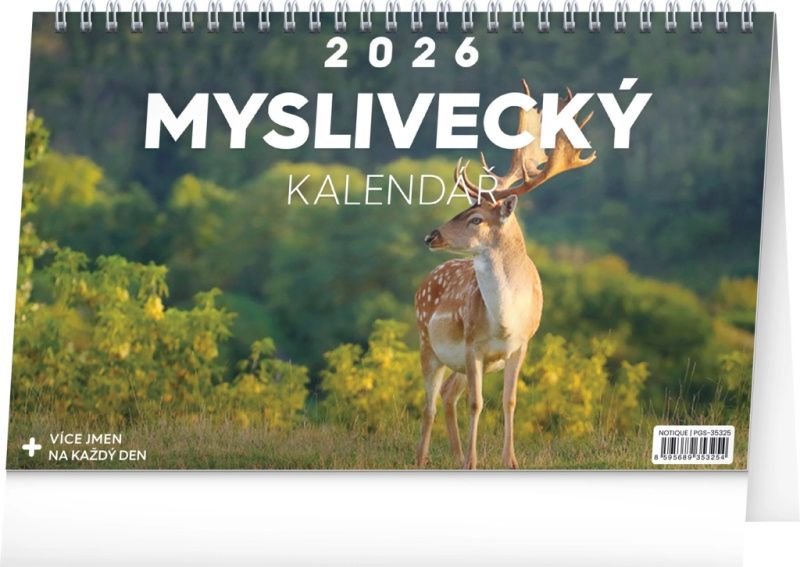 Notique stolní kalendář myslivecký 2026