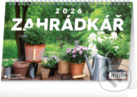 Stolní kalendář pro zahrádkáře na rok 2026