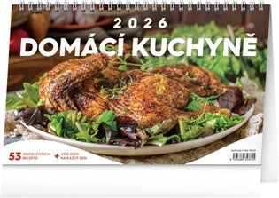 Domácí kuchyně 2026 - stolní kalendář - kniha z kategorie Stolní kalendáře