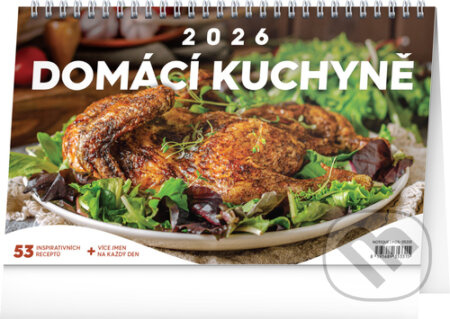 Domácí kuchyně 2026 - stolní kalendář - kniha z kategorie Stolní kalendáře