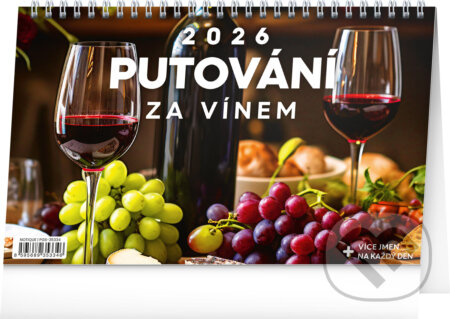 Stolní kalendář Putování za vínem 2026