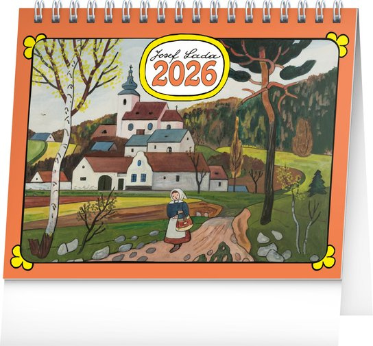 Stolní kalendář 2026 s ilustracemi Josefa Lady