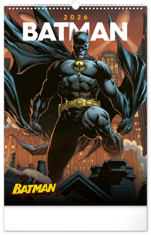 Nástěnný kalendář Batman Dark 2026
