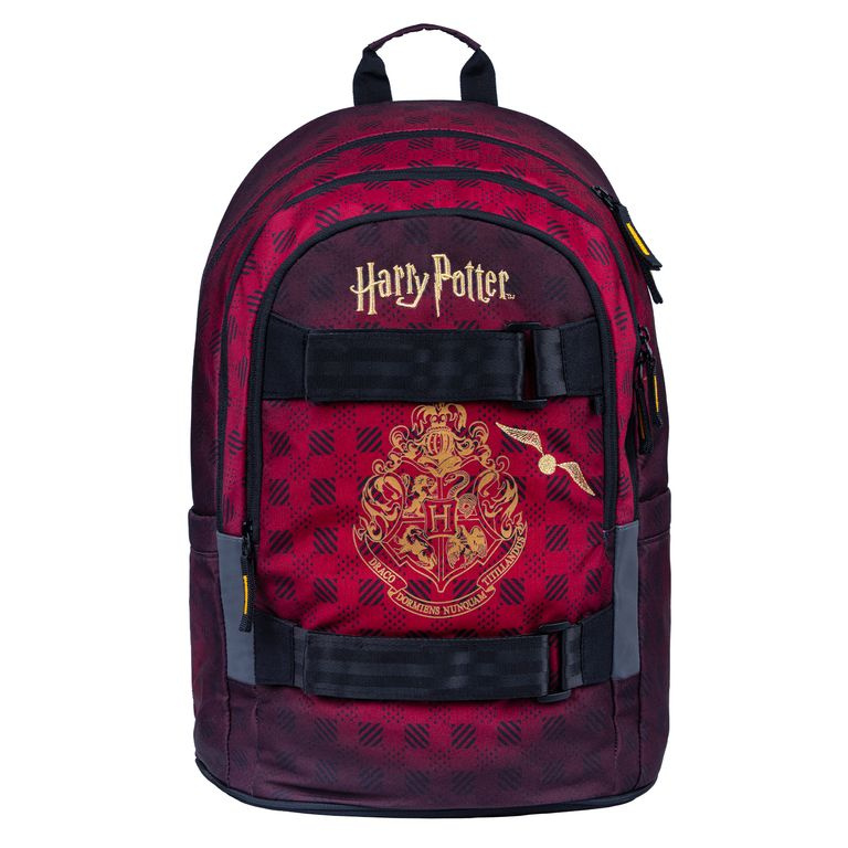 Školní batoh Baagl Skate Harry Potter Bradavice vínový