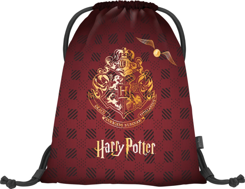 Baagl sáček na obuv Harry Potter Bradavice vínový