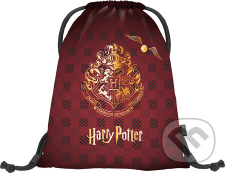 Baagl sáček na obuv Harry Potter Bradavice vínový