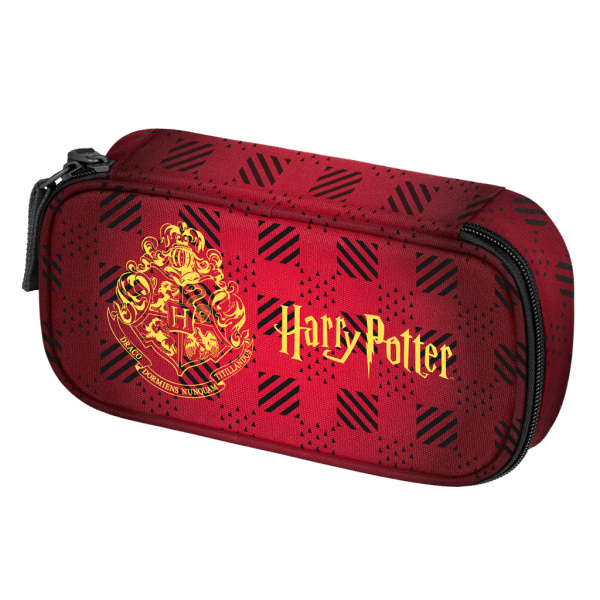 Školní penál etue Harry Potter Bradavice, vínový