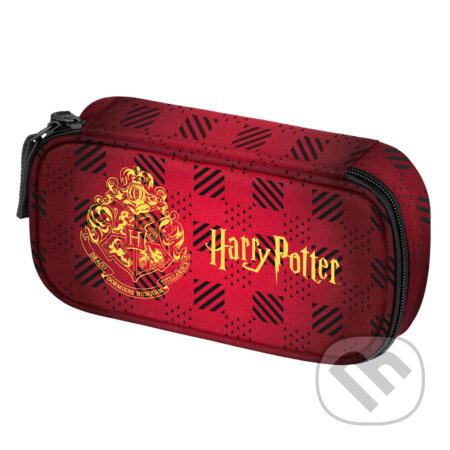 Školní penál etue Harry Potter Bradavice, vínový