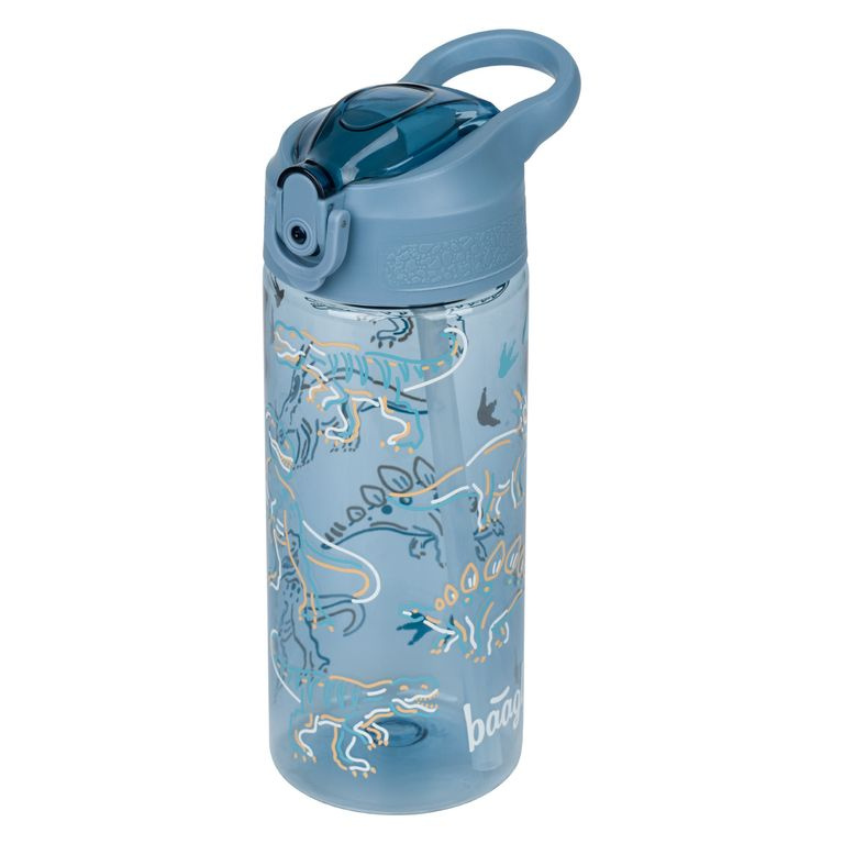 BAAGL Tritanová láhev na pití s brčkem Dino 500 ml Presco Group