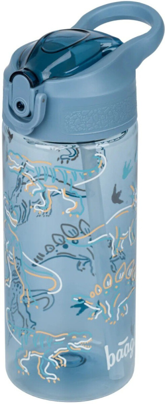 BAAGL Tritanová láhev na pití s brčkem Dino 500 ml Presco Group