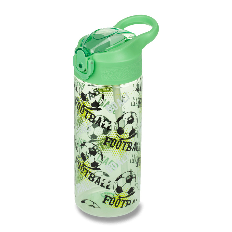 BAAGL Tritanová láhev na pití s brčkem Fotbal 500 ml Presco Group