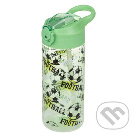 BAAGL Tritanová láhev na pití s brčkem Fotbal 500 ml Presco Group