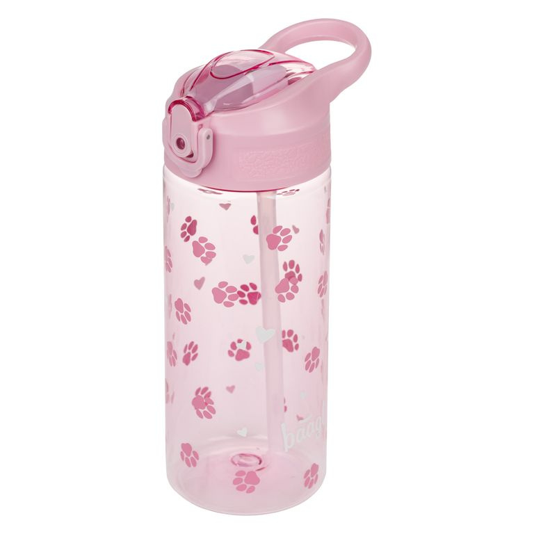 BAAGL Tritanová láhev na pití s brčkem Tlapky 500 ml Presco Group