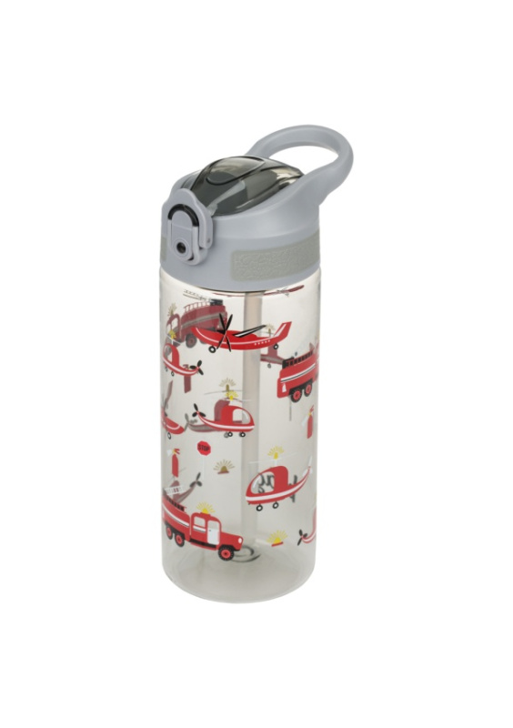 BAAGL Tritanová láhev na pití s brčkem Záchranáři 500 ml Presco Group