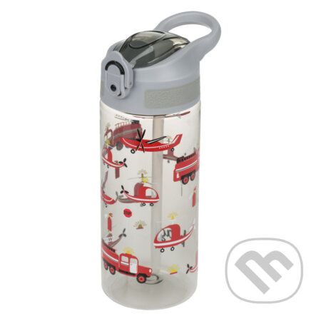 BAAGL Tritanová láhev na pití s brčkem Záchranáři 500 ml Presco Group