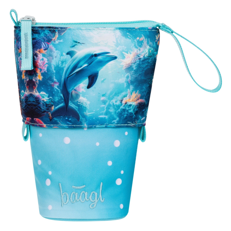 BAAGL Školní penál Pastelkovník Delfín GRS Presco Group