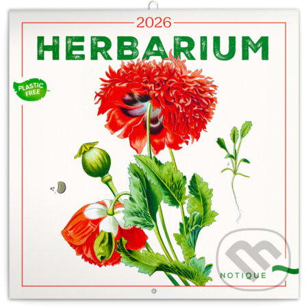 Poznámkový kalendář Herbář 2026